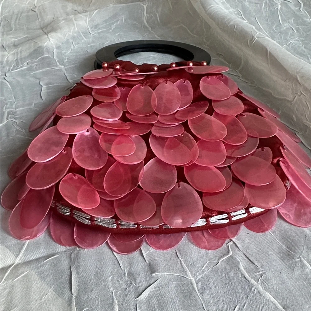 Genuine Capiz Shells mini purse bag - Picture 8 of 11